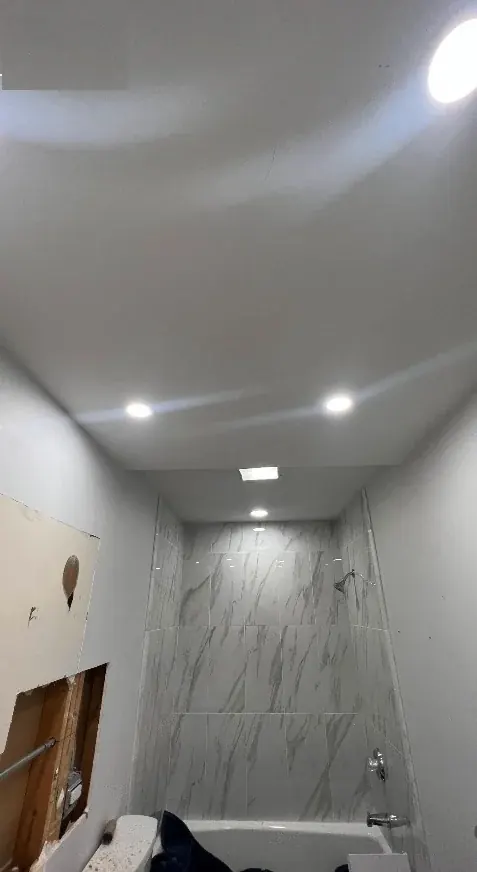 Bathroom recessed lighting remodel