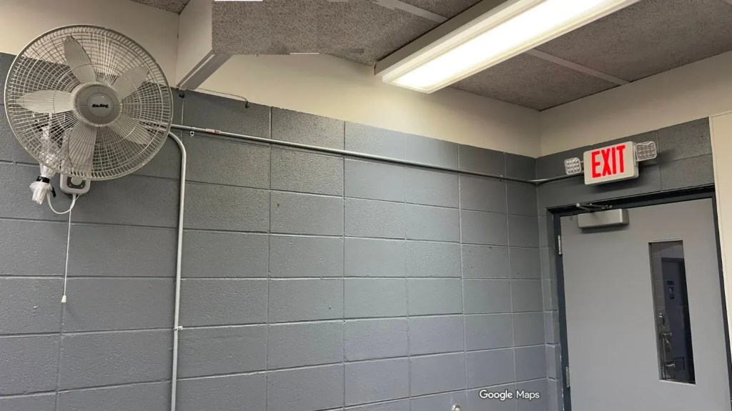 Commercial corridor exit lighting