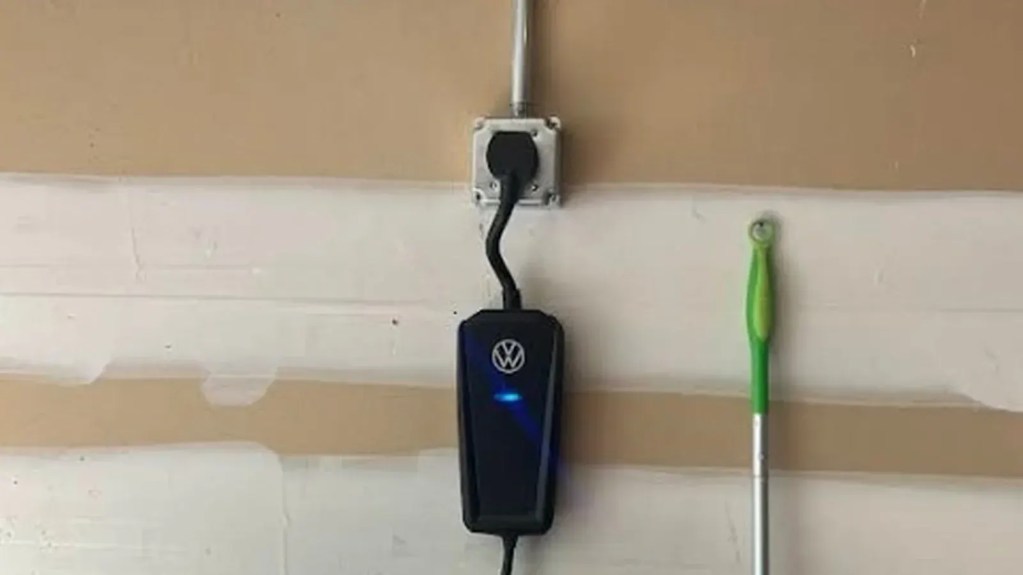 Ev charger portable garage (wide view)
