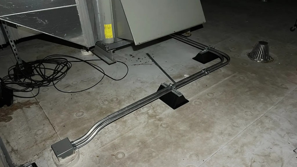 Floor conduit stub ups