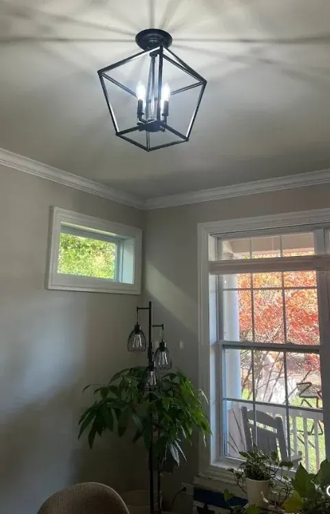 Lantern pendant sunroom