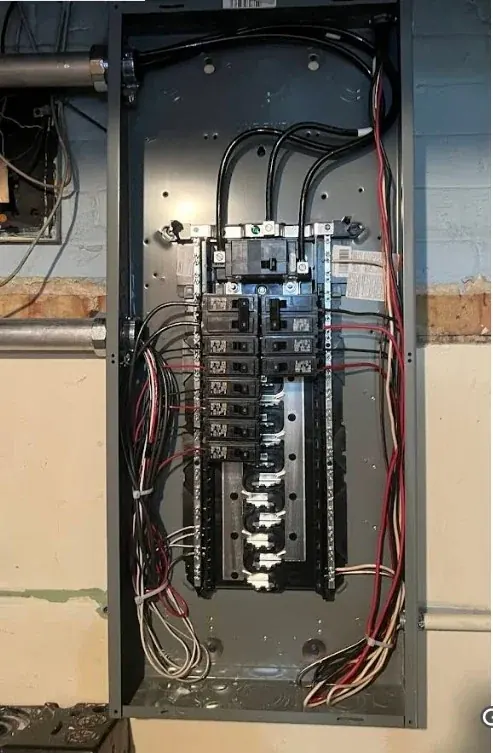 Panel interior wiring open